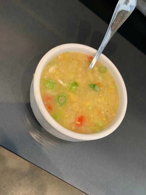 Veg Corn Soup.