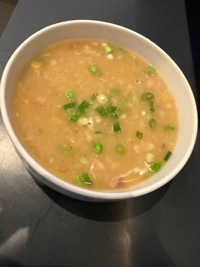 Chicken Corn Soup.