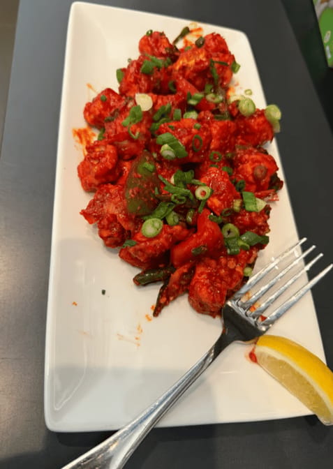 Chilli Paneer.