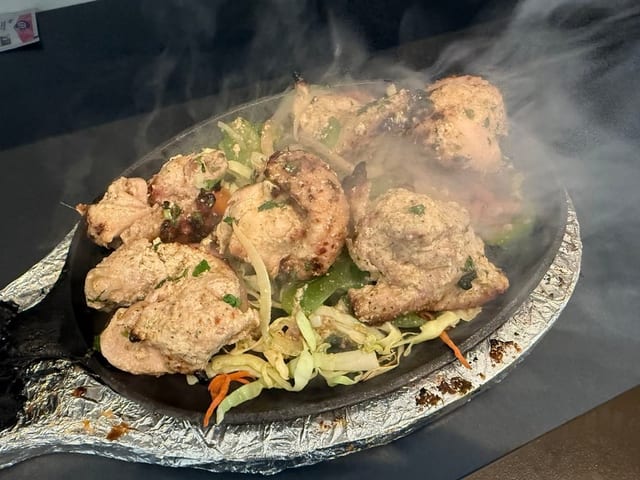 Malai Chicken Tikka Kabab.